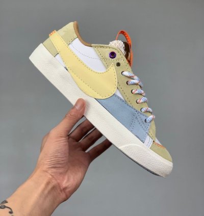 Nike Blazer Low 77 Jumbo Sail Alabaster Celestine Blue Sneakers