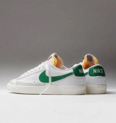 Nike Blazer Low 77 Vintage White Pine Green Sneakers