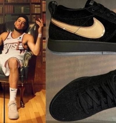 Nike Book 1 Gold Blue Sneakers