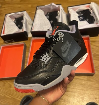 Air Jordan 4 Retro Bred Reimagined
