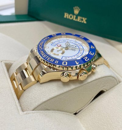 Rolex Yacht-master Ii New 116688 Yacht-master Ii Yellow Gold 44mm White Dial Ceramic Bezel