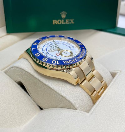 Rolex Yacht-master Ii New 116688 Yacht-master Ii Yellow Gold 44mm White Dial Ceramic Bezel