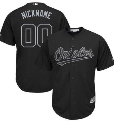 Baltimore Orioles Majestic 2019 Players Weekend Cool Base Roster Custom Black Jersey