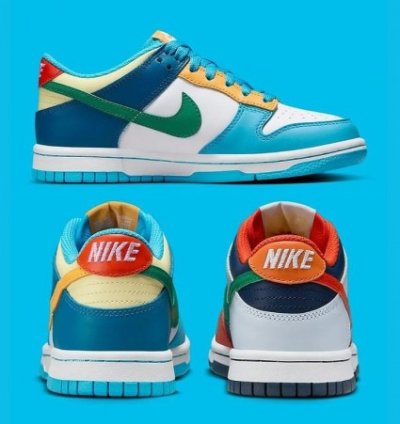Nike Dunk Low Bg What The Multi Color Sneakres
