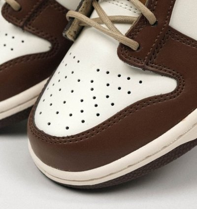 Nike Dunk Low Brown Plaid Sneakers