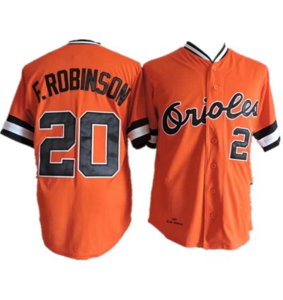 Baltimore Orioles Frank Robinson Orange 1971 Throwback Jersey