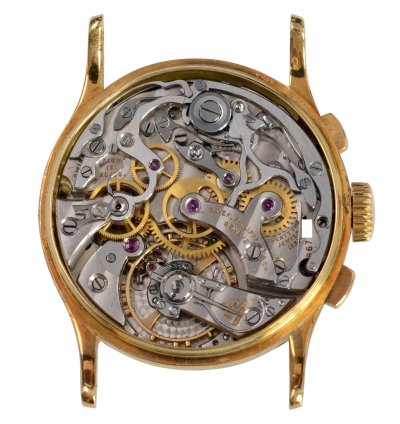 Patek Philippe Chronograph 130 Indelible Silver Dial Yellow Gold 18kt 1946