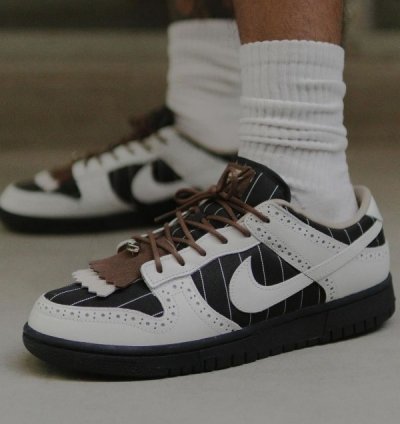 Nike Dunk Low Lx Brogue White Black Sneakers