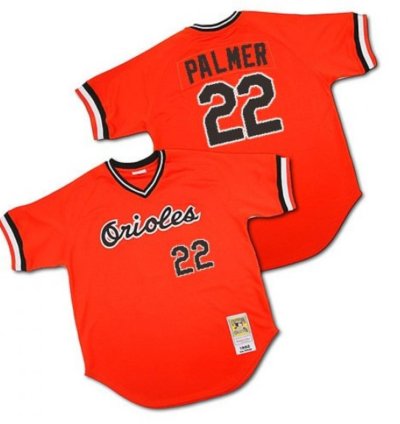 Baltimore Orioles Jim Palmer Orange 1982 Throwback Pullover Jersey