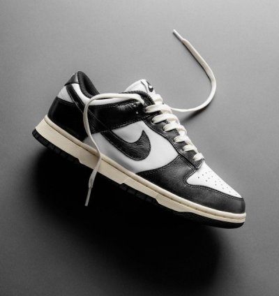 Nike Dunk Low Vintage Panda Sneakers