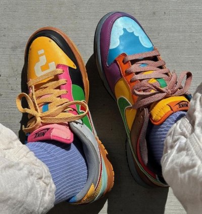 Nike Dunk Low What The Super Mario Sneakers