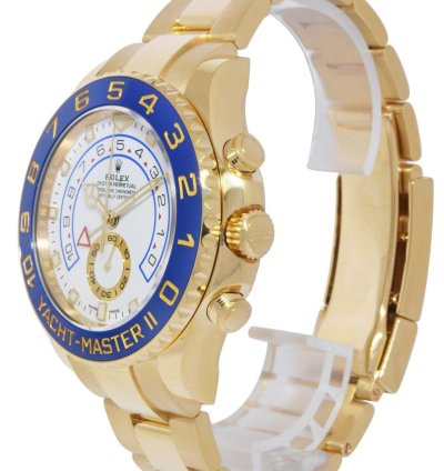Rolex Yacht-master Ii New Yacht-master Ii 18k Yellow Gold Blue Ceramic Bezel 23 116688