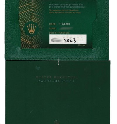 Rolex Yacht-master Ii New Yacht-master Ii 18k Yellow Gold Blue Ceramic Bezel 23 116688