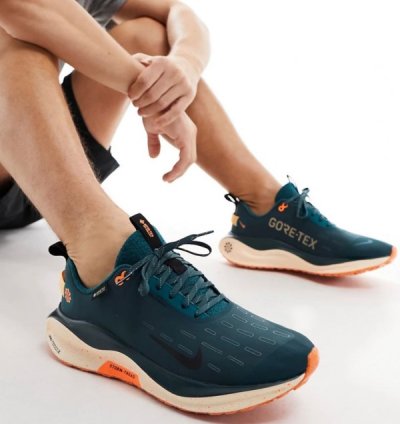 Nike Infinity Run 4 Gore Tex Green Running Shoes