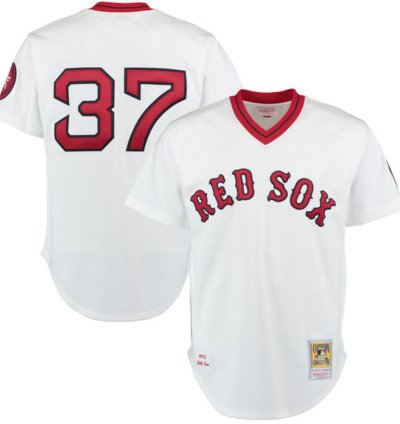 Boston Red Sox Bill Lee White Throwback Pullover Jersey
