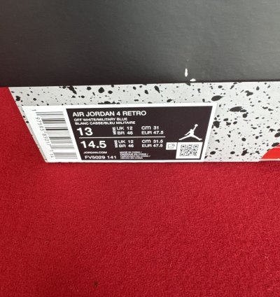 Air Jordan 4 Retro Military Blue Size 13 Ds