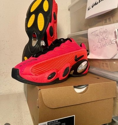 Nike Nocta Glide Bright Crimson Red Sneakers