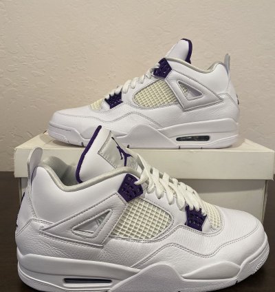 Air Jordan 4 Retro Purple Metallic