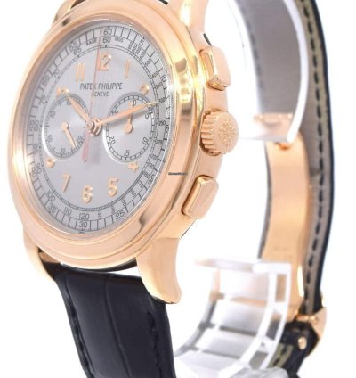 Patek Philippe Chronograph 5070 18k Rose Gold Chronograph Mens Watch Box Papers 05 5070r