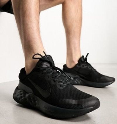 Nike Renew Ride 3 Black Running Shoes