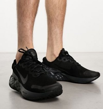 Nike Renew Ride 3 Black Running Shoes