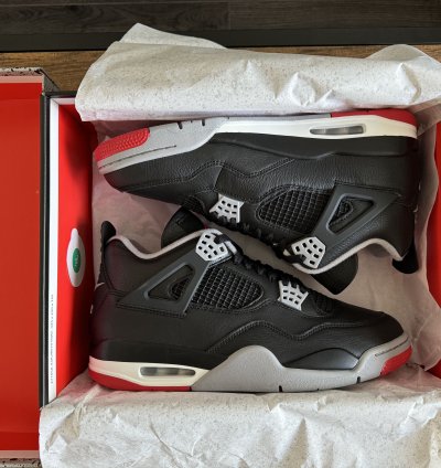 Air Jordan 4 Retro Reimagined Bred Leather