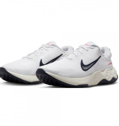 Nike Renew Ride 3 White Running Shoes