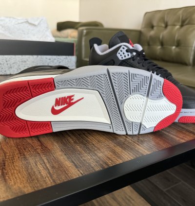 Air Jordan 4 Retro Reimagined Bred Leather