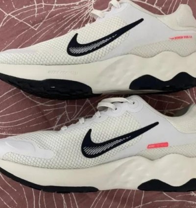 Nike Renew Ride 3 White Running Shoes