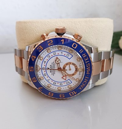 Rolex Yacht-master Ii Ref 116681stahl Ros Gold Box Papiere