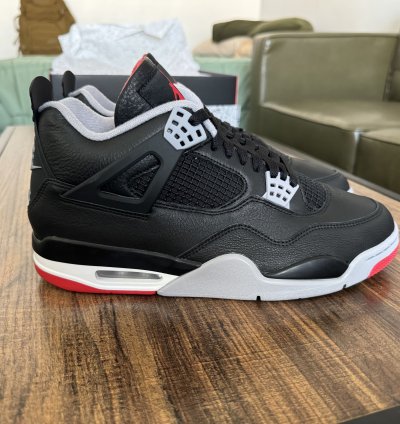 Air Jordan 4 Retro Reimagined Bred Leather