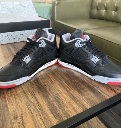 Air Jordan 4 Retro Reimagined Bred Leather
