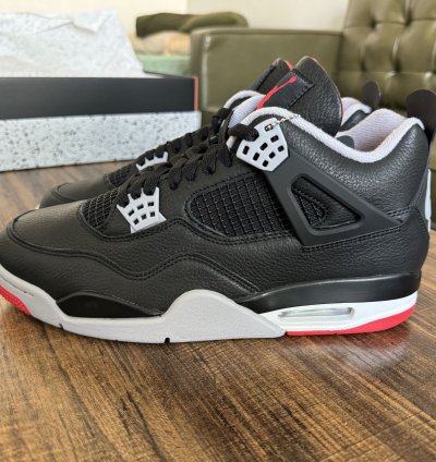 Air Jordan 4 Retro Reimagined Bred Leather