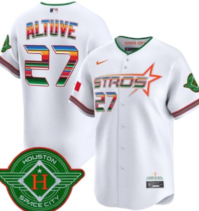 José Altuve Jersey 27 Astros 2025 City Connect Mexico Vapor Premier Limited Stitched White