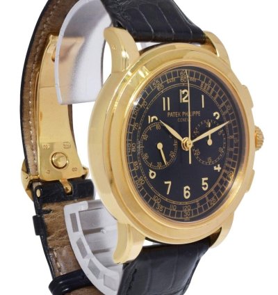 Patek Philippe Chronograph 5070 18k Yellow Gold Mens 42mm Watch 5070j
