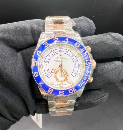 Rolex Yacht-master Ii Rose Gold Steel 44mm