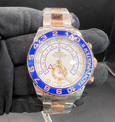 Rolex Yacht-master Ii Rose Gold Steel 44mm