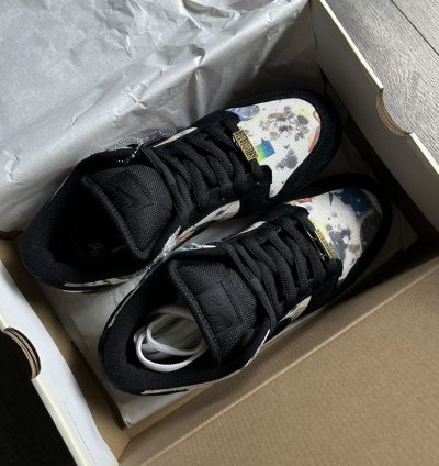 Supreme Nike Sb Dunk Low Og Rammellzee Shoes 9 5 Fd8778-001