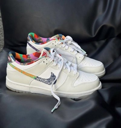 Nike Sb Dunk Low Multi Color Paisley Sneakers