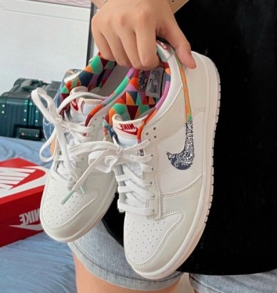 Nike Sb Dunk Low Multi Color Paisley Sneakers