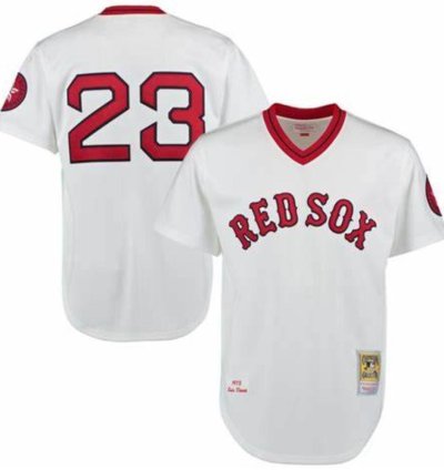 Boston Red Sox Luis Tiant White Throwback Pullover Jersey