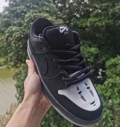 Nike Sb Dunk Low No Face Black White Sneakers