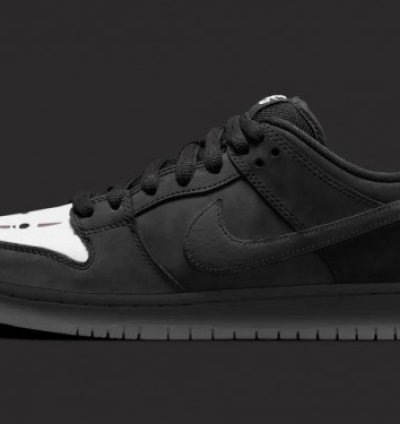 Nike Sb Dunk Low No Face Black White Sneakers