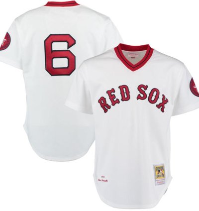 Boston Red Sox Rico Petrocelli White Throwback Pullover Jersey