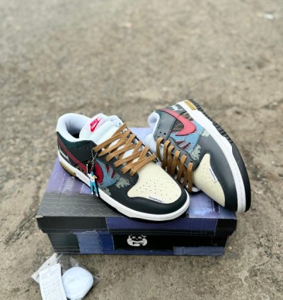 Nike Sb Dunk Low Pandaprank Sneakers