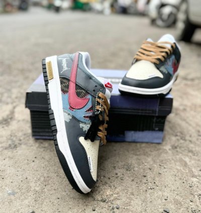 Nike Sb Dunk Low Pandaprank Sneakers