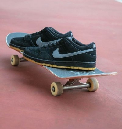 Nike Sb Dunk Low Pro Black Fog Sneakers