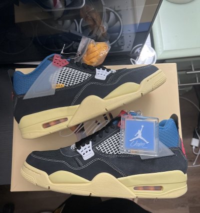 Air Jordan 4 Retro Union Off Noir