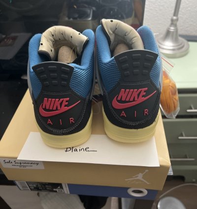 Air Jordan 4 Retro Union Off Noir