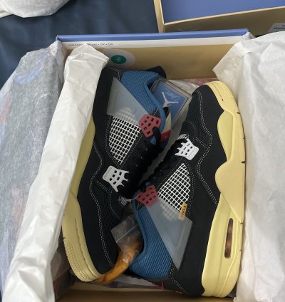 Air Jordan 4 Retro Union Off Noir